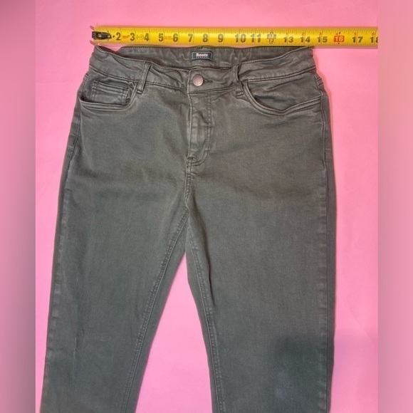 Roots Canada olive green Denim Straight Leg Jeans Size 29 x 29 - Picture 4 of 10